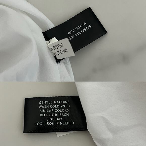 Boston Proper Long sleeve novelty fabric Tassel trim Sun dress white Sz S boho - Picture 7 of 12